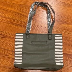 Stylish Olive Green Tote Bag